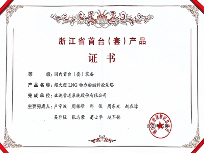 國(guó)家首臺(tái)套-超大型LNG動(dòng)力船燃料艙泵塔